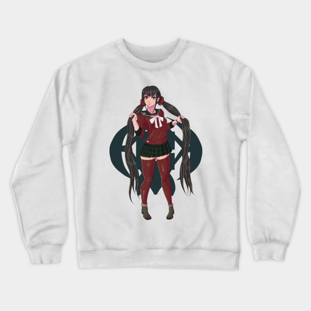 Dangan Girl V3 Maki Crewneck Sweatshirt by zeocloud